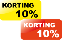 10% korting