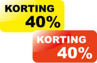 Korting40%
