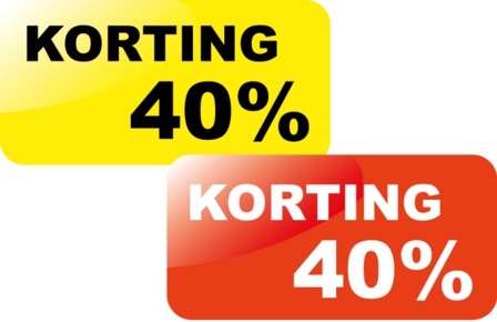Korting40%