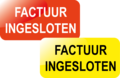 Factuur ingesloten