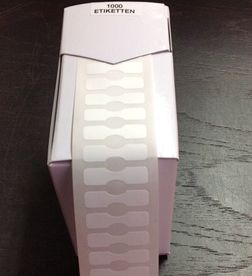 Juweliersetiket 30 x 8 mm